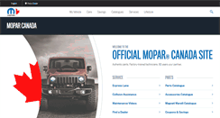 Desktop Screenshot of mopar.ca